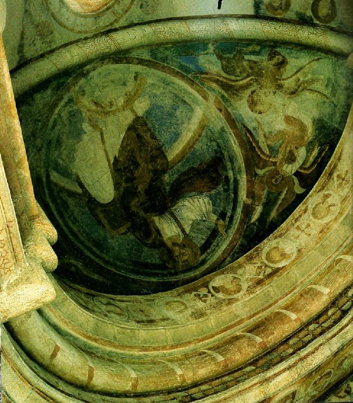 majestas domini absiden i va med bilden av  herren i sitt majestat oil painting picture